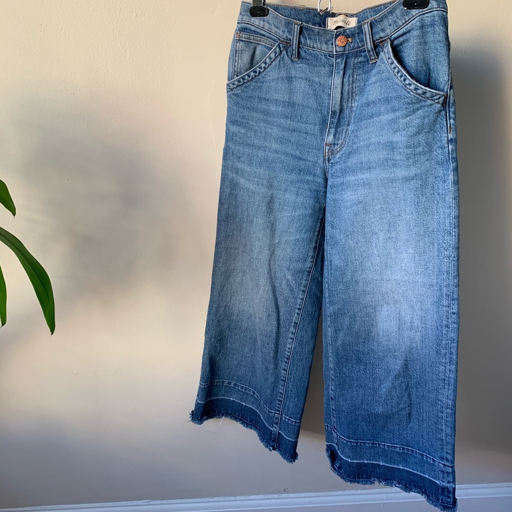 Wide leg crop pants